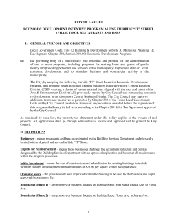 Economic Incentive Development Program - Iturbide