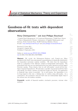 Goodness-of-fit tests with dependent observations