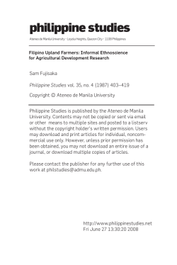 Print this article - Philippine Studies