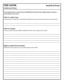 Conflict and Theme Guide