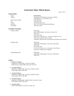 Curriculum Vitae: Ot&aacute;vio Bueno