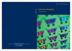 Internet shopping - UK Government Web Archive