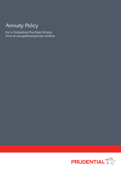 Annuity Policy