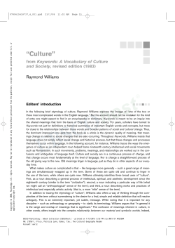 Culture - WordPress.com