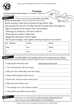 Pronouns