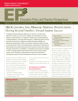 Education Policy and Practice Perspectives