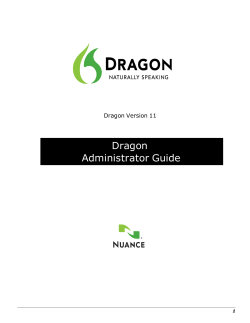 Dragon 11 Administrator Guide