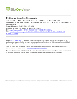 Defining and Unraveling Biocomplexity