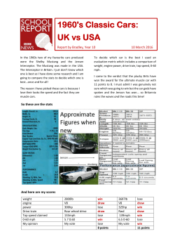 Classic Cars UKvsUSA