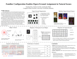 Familiar Configuration Enables Figure/Ground Assignment in