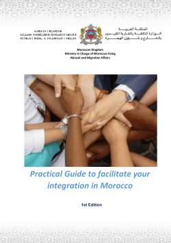 Practical Guide to facilitate your integration in Morocco