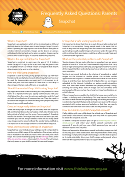 Frequently Asked Questions: Parents