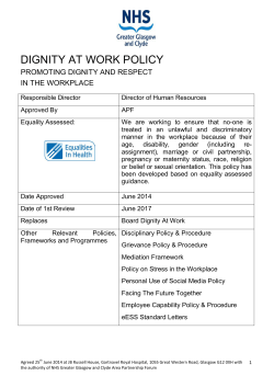 dignity at work policy