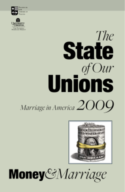 Marriage in America 2009 - National Marriage Project