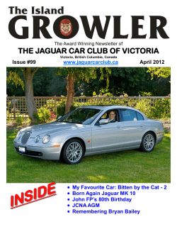 INSIDE - Jaguar Car Club of Victoria