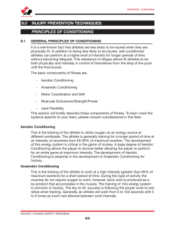 Hockey Canada Stretching