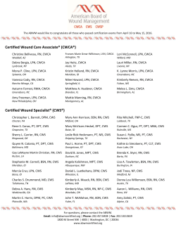 Certified Wound Specialist&reg; (CWS&reg;)