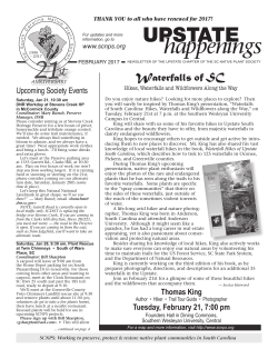 Upstate Happenings February 2017