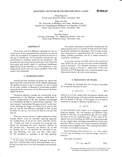 Splitting of inviscid fluxes for real gases - Deep Blue