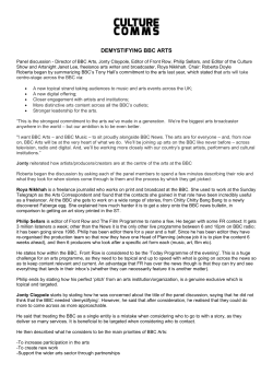 demystifying bbc arts