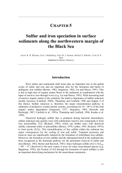 Chapter 1: Introduction and outline of the thesis