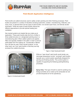 Paint Booths - Rupp Air Management Systems