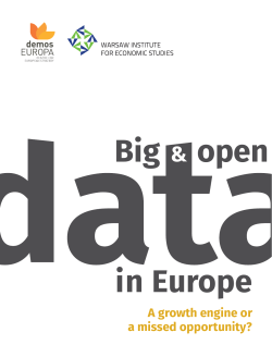 Big and open data