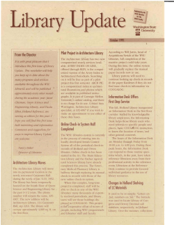 LU n1 October 1991 - WSU Research Exchange