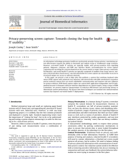 Privacy-preserving screen capture: Towards closing the loop for