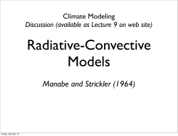 Manabe and Strickler (1964)