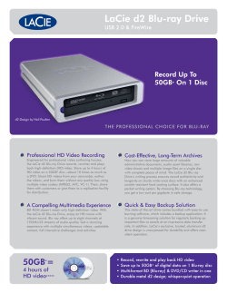 d2 blu-ray Datasheet