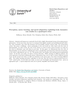- Zurich Open Repository and Archive