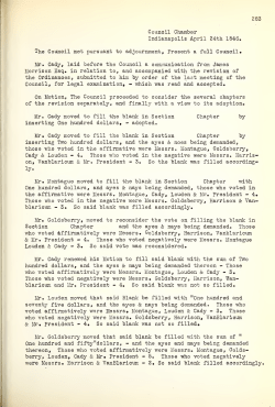Proceedings of the Common Council of the City of Indianapolis for