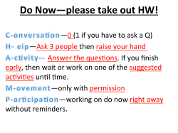 Do Now—please take out HW!