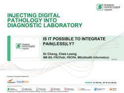 SGH Powerpoint Presentation - Digital Pathology Association