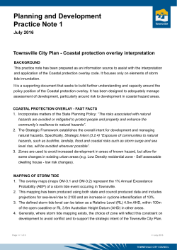 Planning and Development Practice Note 1 July 2016
