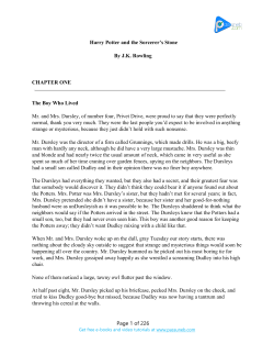 Page 1 of 226 Harry Potter and the Sorcerer`s
