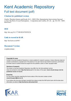 Document Version - Kent Academic Repository