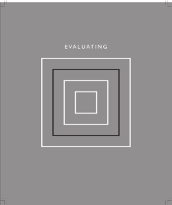 evaluating - TU Delft OpenCourseWare