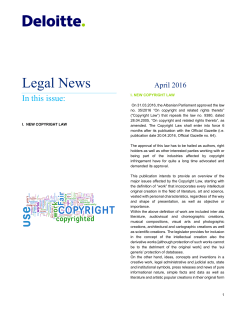 Legal News