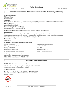 Safety Data Sheet