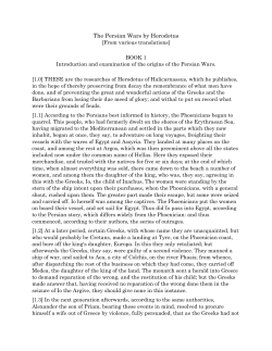 The Persian Wars by Herodotus
