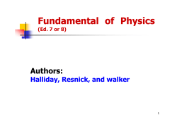 Fundamental of Physics
