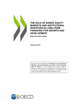 the role of banks, equity markets and institutional