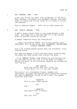 Great Expectations - Shooting Script
