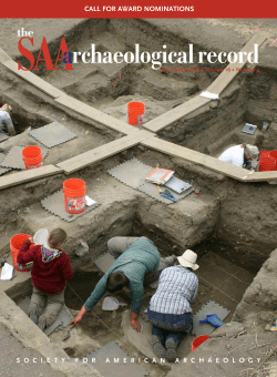 The SAA Archaeological Record - Society for American Archaeology