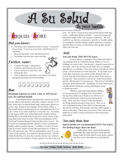 To your health our health IQUID ORE