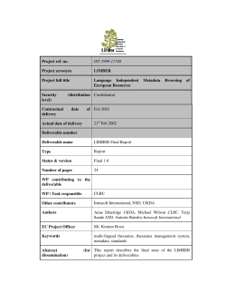 Limber Final Report, 2002