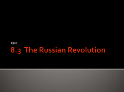 The Russian Revolution