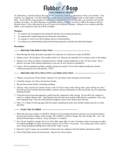 Flubber / Goop - Science@Lopezville